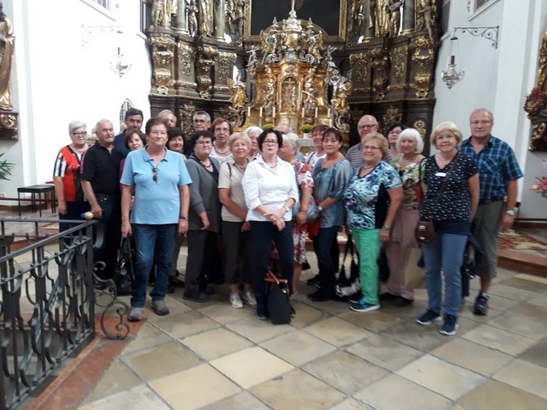 Gruppenfoto bei der Stadtführung in Straubing