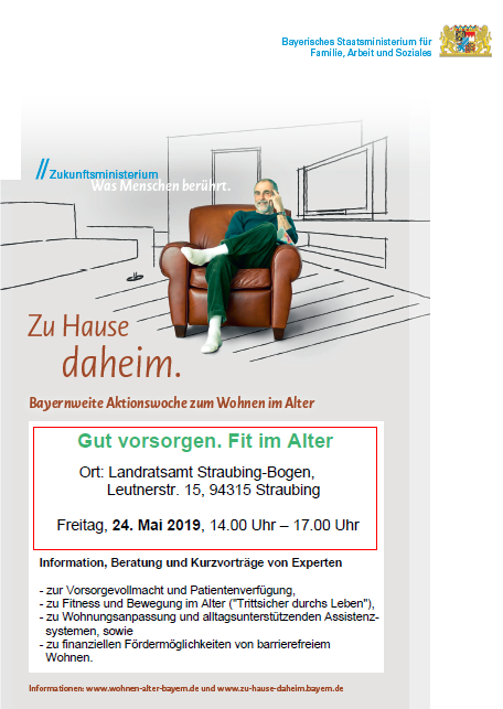 Flyer der Aktion "Gut versorgen. Fit im Alter"