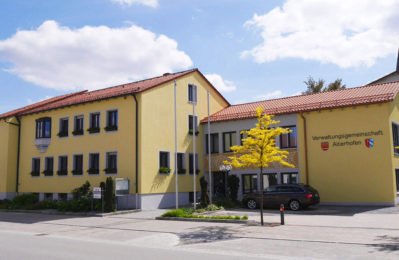 Außenansicht des Rathauses